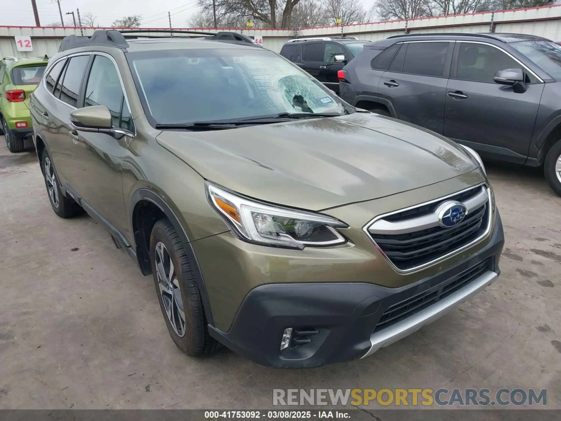 1 Photograph of a damaged car 4S4BTANC1L3103953 SUBARU OUTBACK 2020