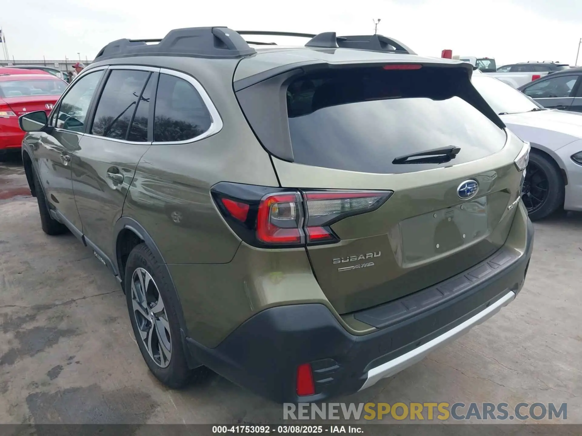 3 Photograph of a damaged car 4S4BTANC1L3103953 SUBARU OUTBACK 2020