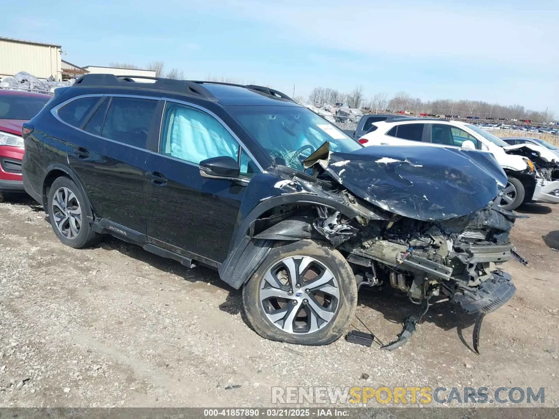 1 Photograph of a damaged car 4S4BTANC1L3108621 SUBARU OUTBACK 2020