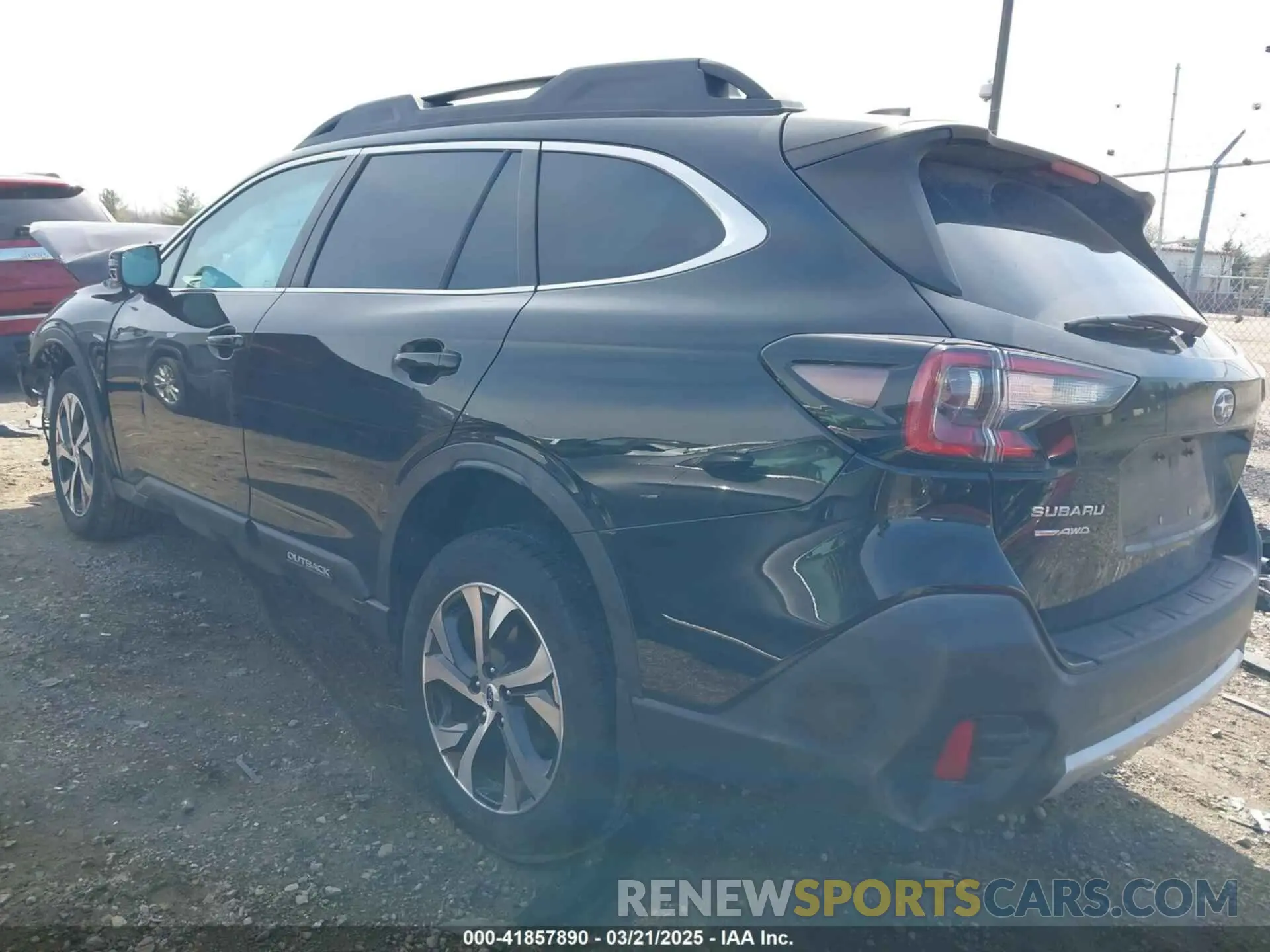 3 Photograph of a damaged car 4S4BTANC1L3108621 SUBARU OUTBACK 2020