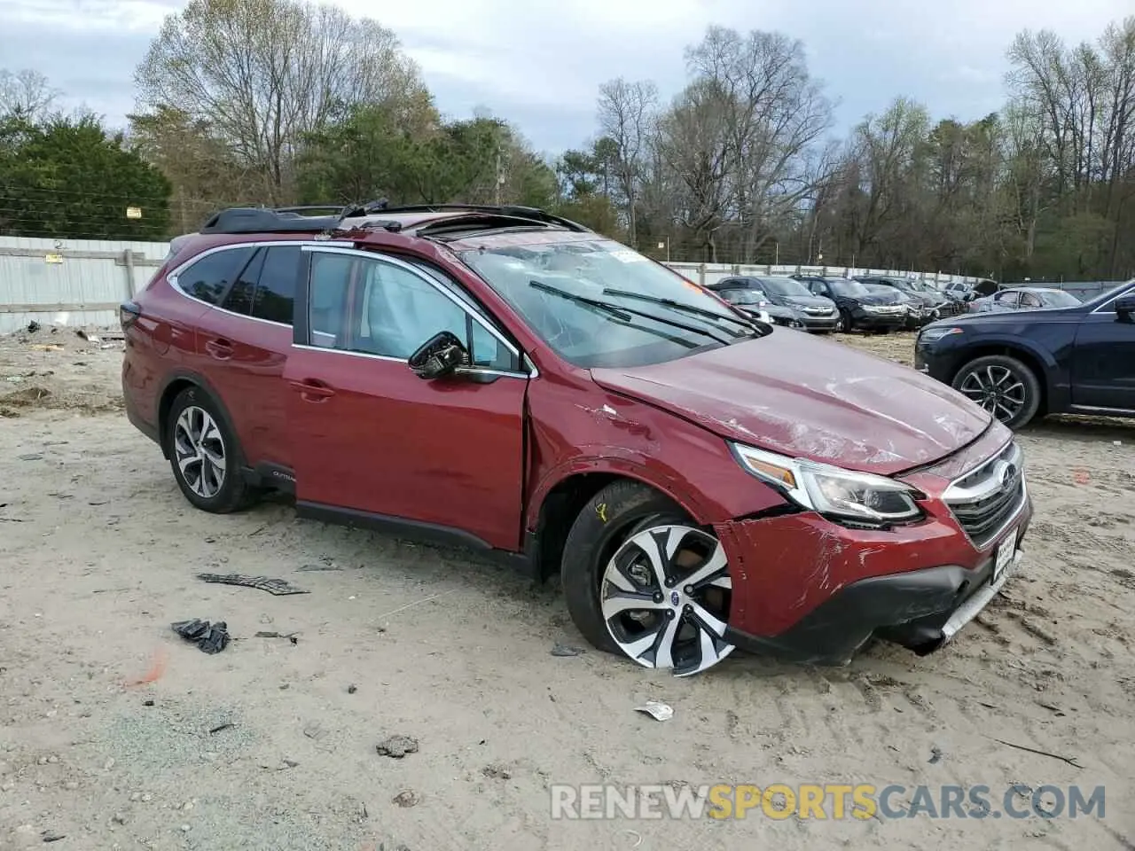 4 Photograph of a damaged car 4S4BTANC1L3155888 SUBARU OUTBACK 2020
