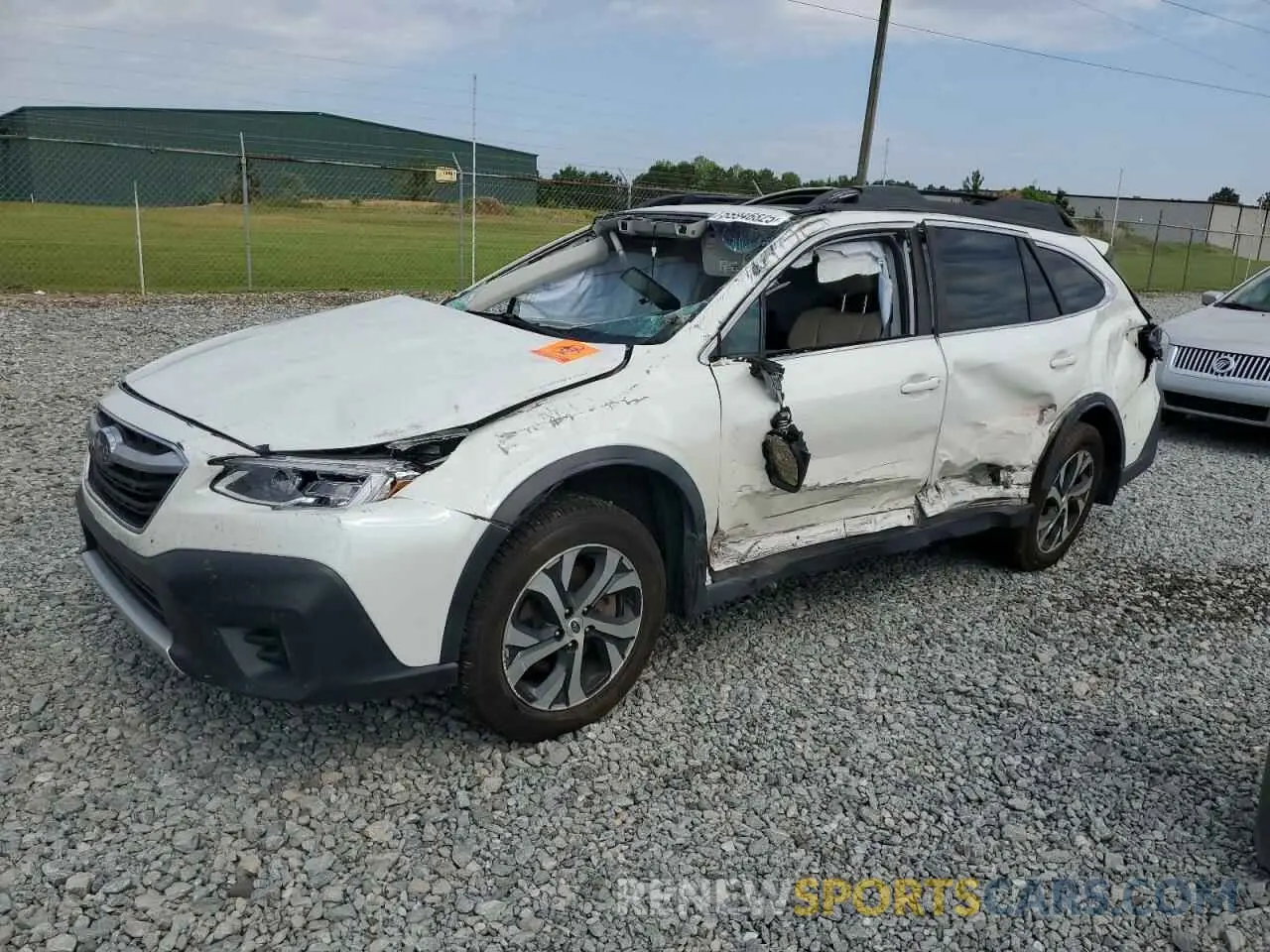 1 Photograph of a damaged car 4S4BTANC1L3234364 SUBARU OUTBACK 2020