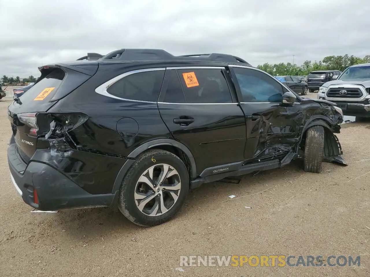 3 Photograph of a damaged car 4S4BTANC2L3102147 SUBARU OUTBACK 2020