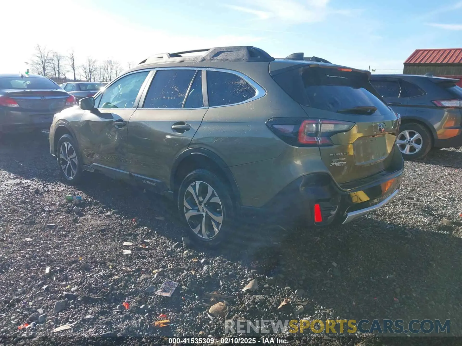 3 Photograph of a damaged car 4S4BTANC2L3201518 SUBARU OUTBACK 2020