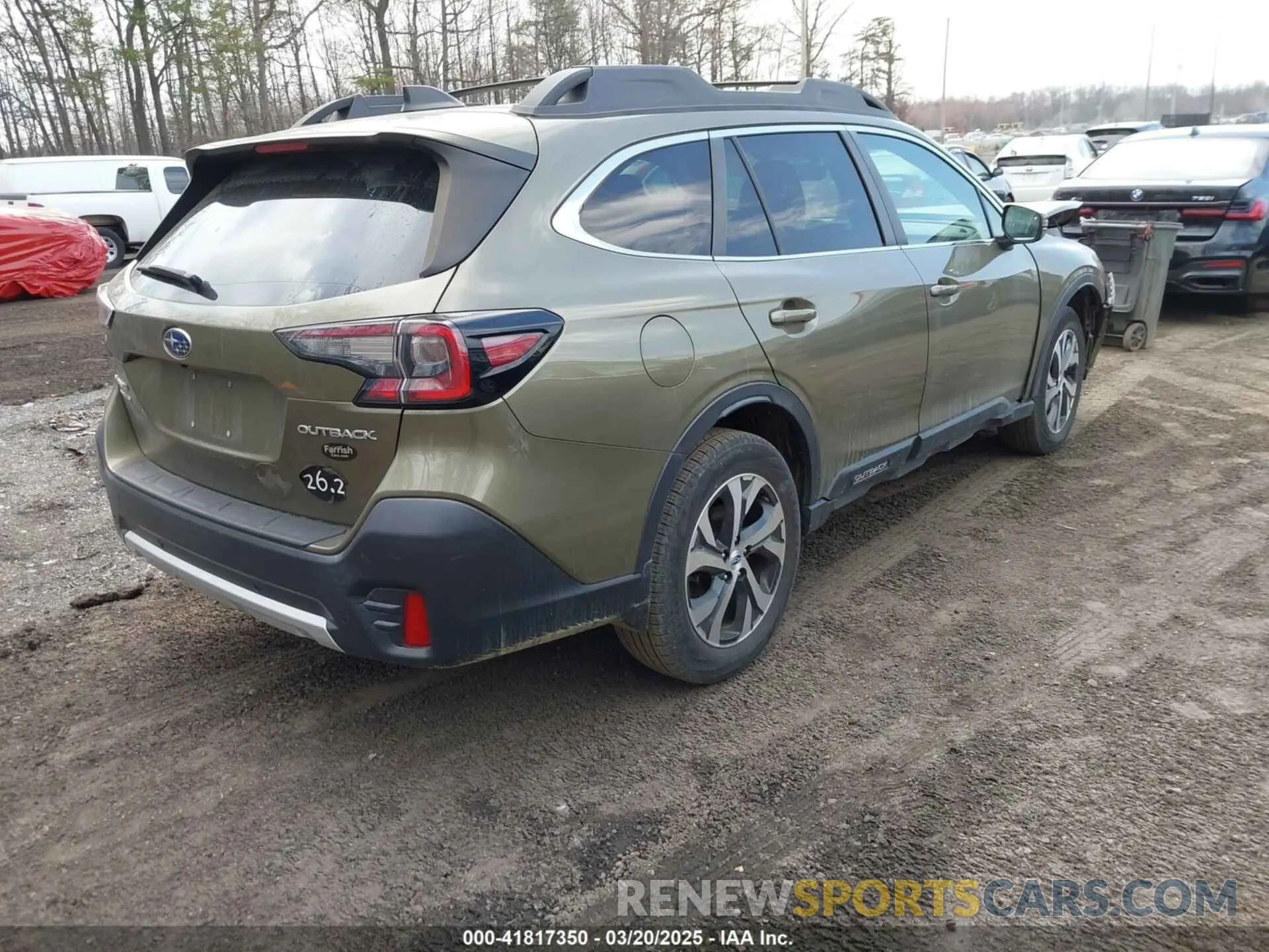 4 Photograph of a damaged car 4S4BTANC2L3211451 SUBARU OUTBACK 2020