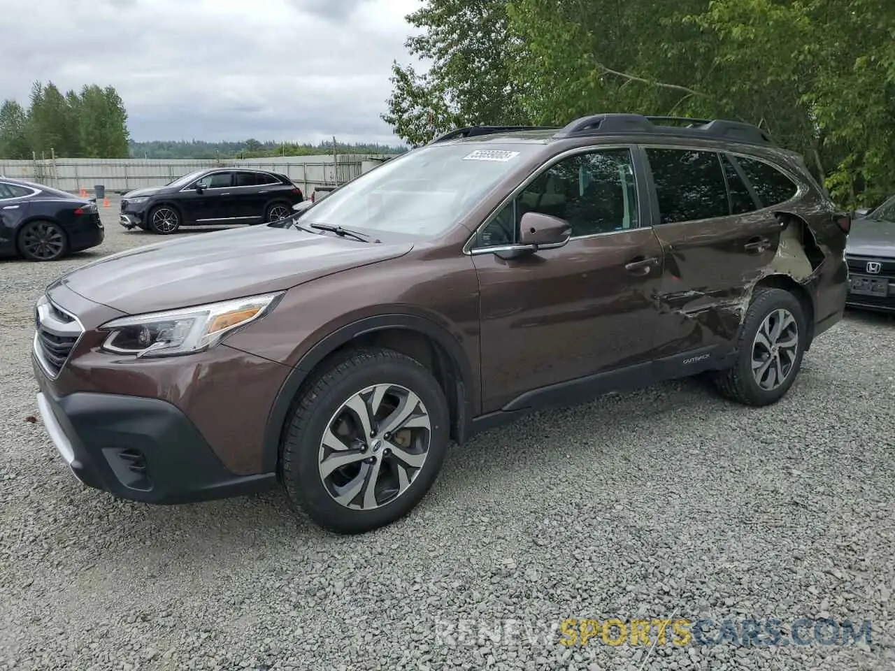 1 Photograph of a damaged car 4S4BTANC2L3262478 SUBARU OUTBACK 2020