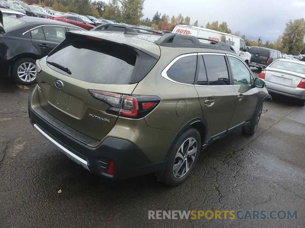3 Photograph of a damaged car 4S4BTANC3L3105347 SUBARU OUTBACK 2020