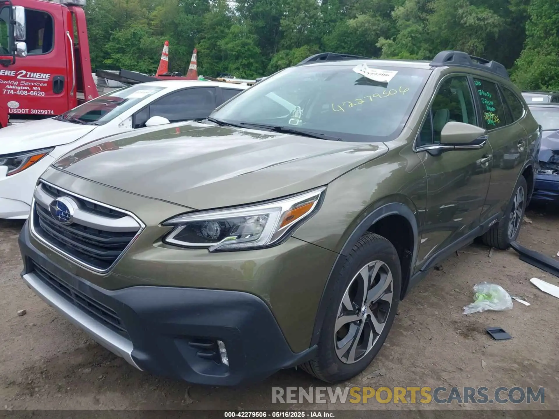 2 Photograph of a damaged car 4S4BTANC3L3106630 SUBARU OUTBACK 2020