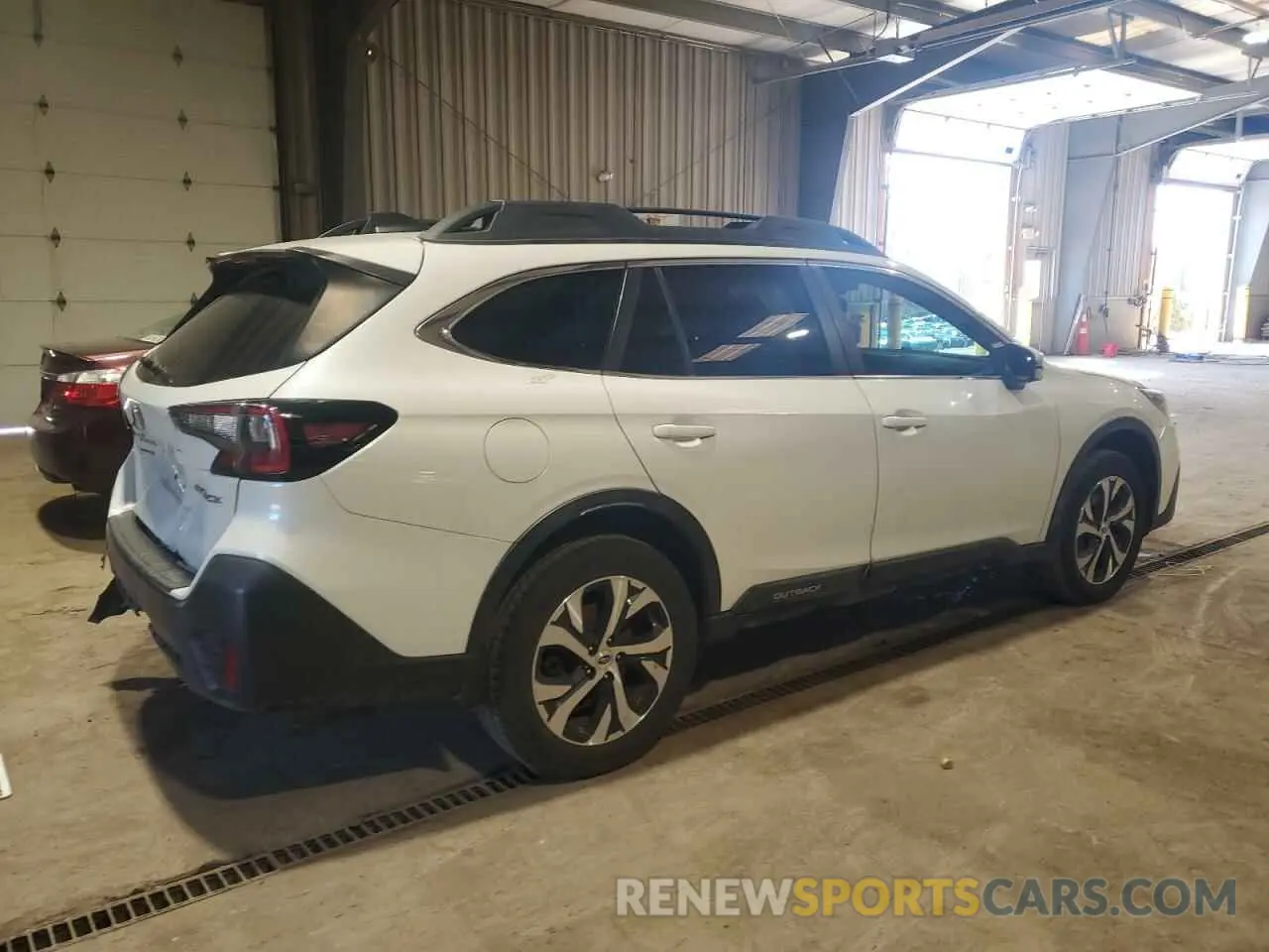 3 Photograph of a damaged car 4S4BTANC3L3154936 SUBARU OUTBACK 2020
