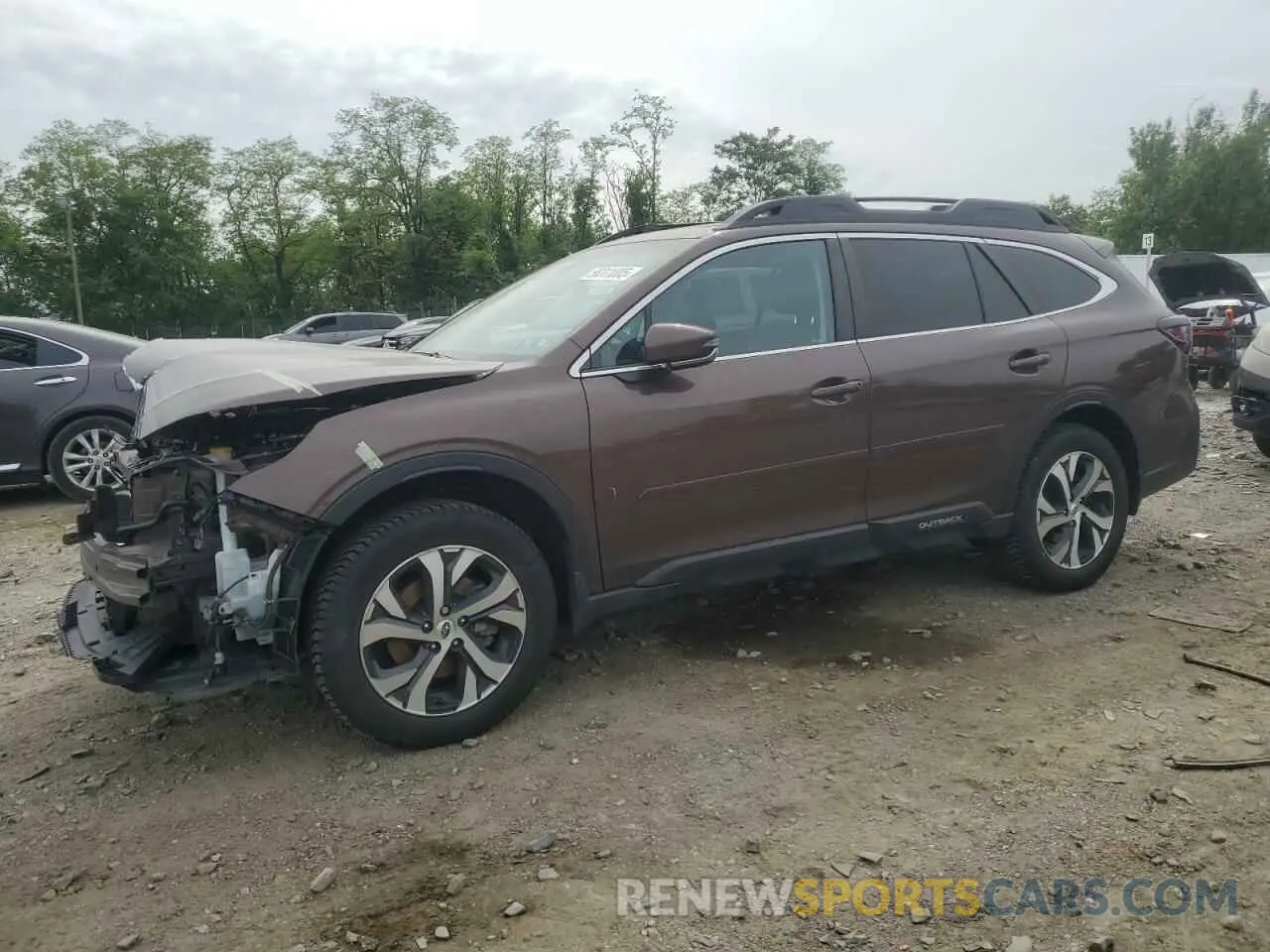 1 Photograph of a damaged car 4S4BTANC3L3209174 SUBARU OUTBACK 2020