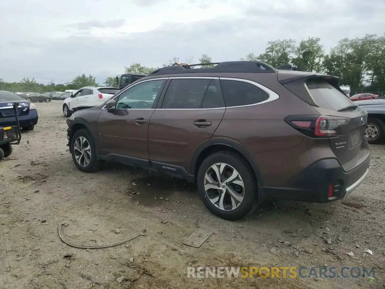 2 Photograph of a damaged car 4S4BTANC3L3209174 SUBARU OUTBACK 2020