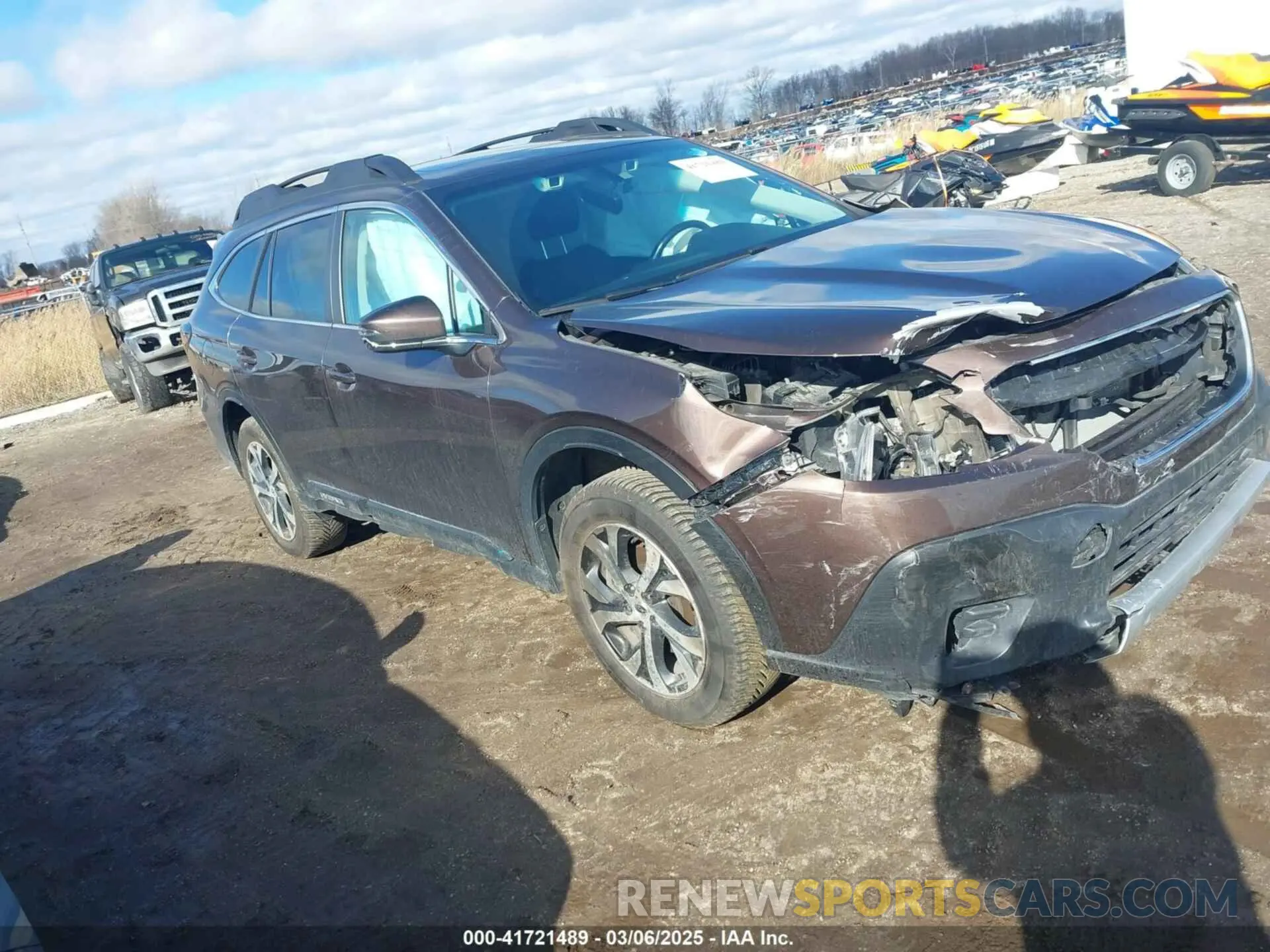 1 Photograph of a damaged car 4S4BTANC3L3269360 SUBARU OUTBACK 2020