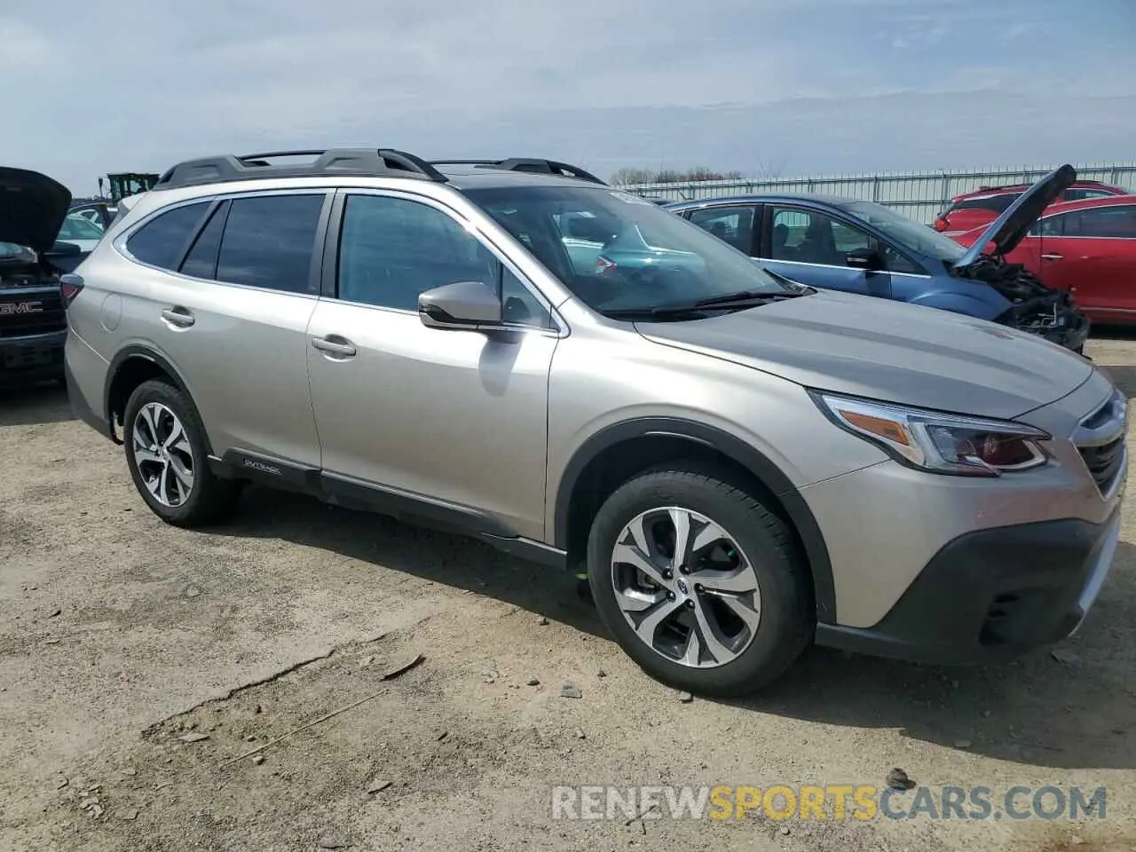 4 Photograph of a damaged car 4S4BTANC4L3170451 SUBARU OUTBACK 2020