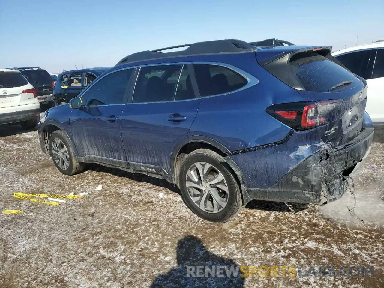 2 Photograph of a damaged car 4S4BTANC4L3201097 SUBARU OUTBACK 2020