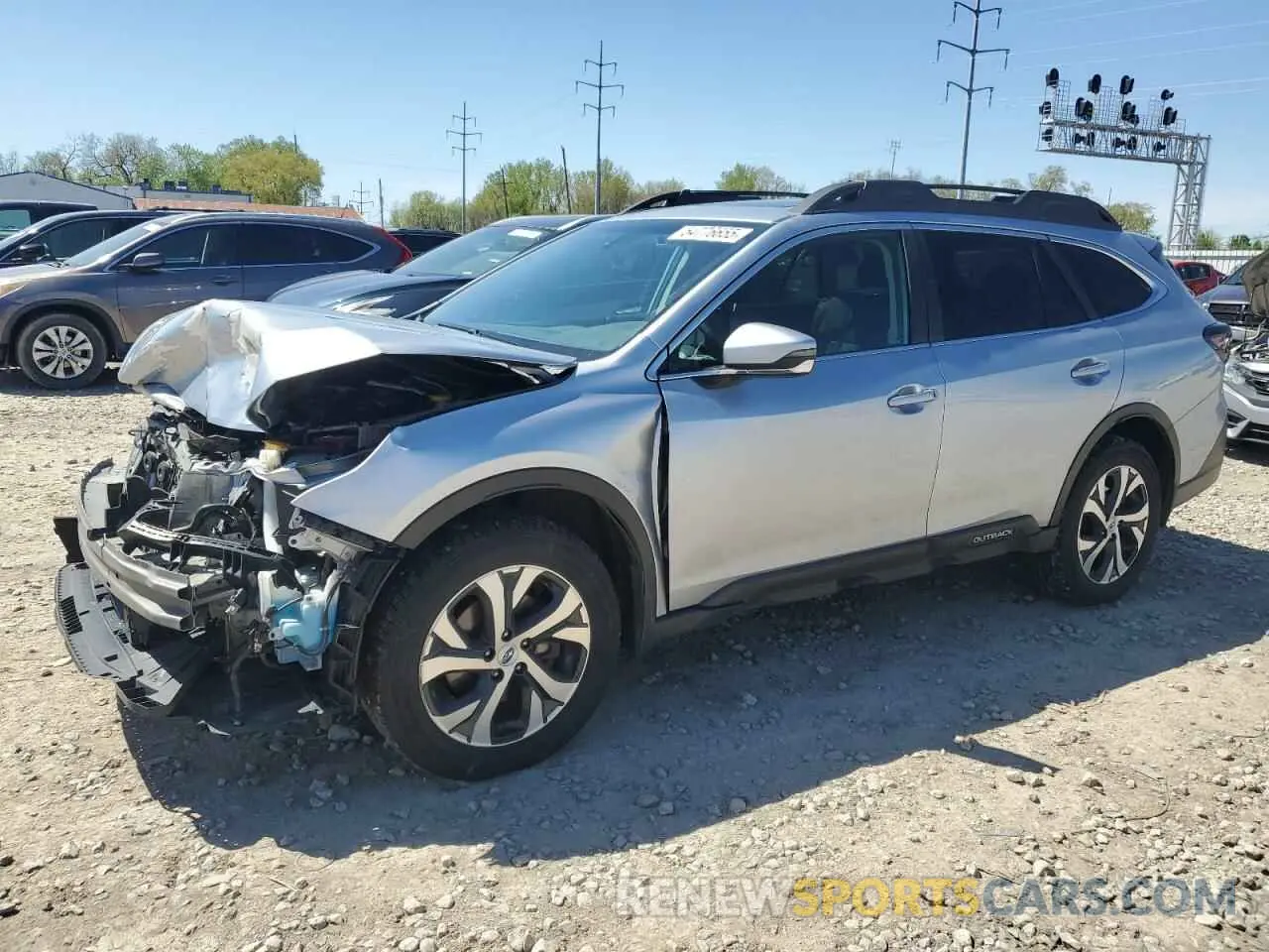 1 Photograph of a damaged car 4S4BTANC4L3214884 SUBARU OUTBACK 2020