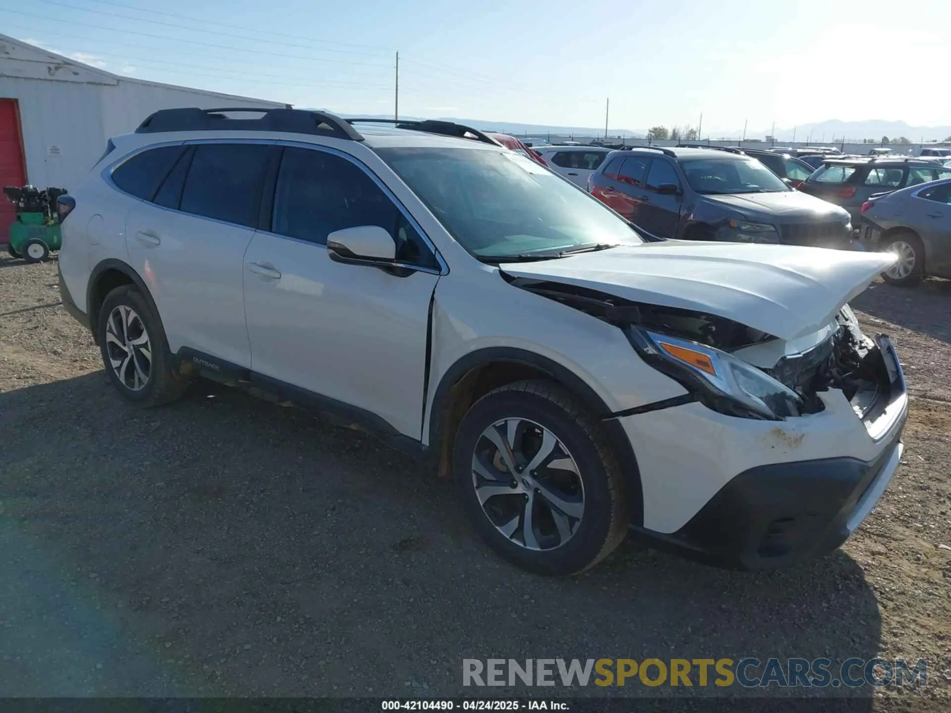 1 Photograph of a damaged car 4S4BTANC4L3234990 SUBARU OUTBACK 2020