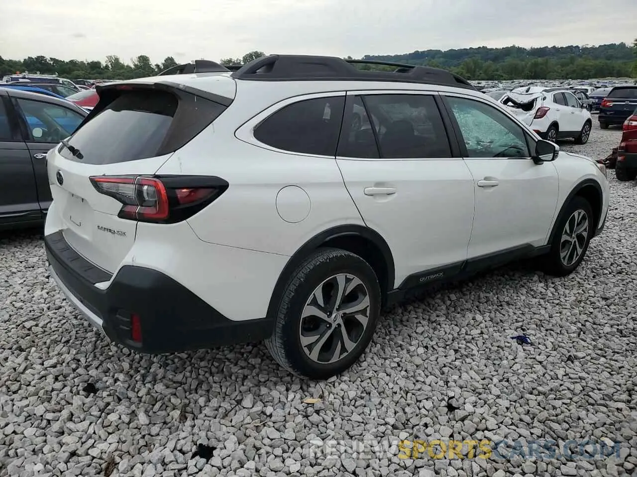 3 Photograph of a damaged car 4S4BTANC5L3158955 SUBARU OUTBACK 2020