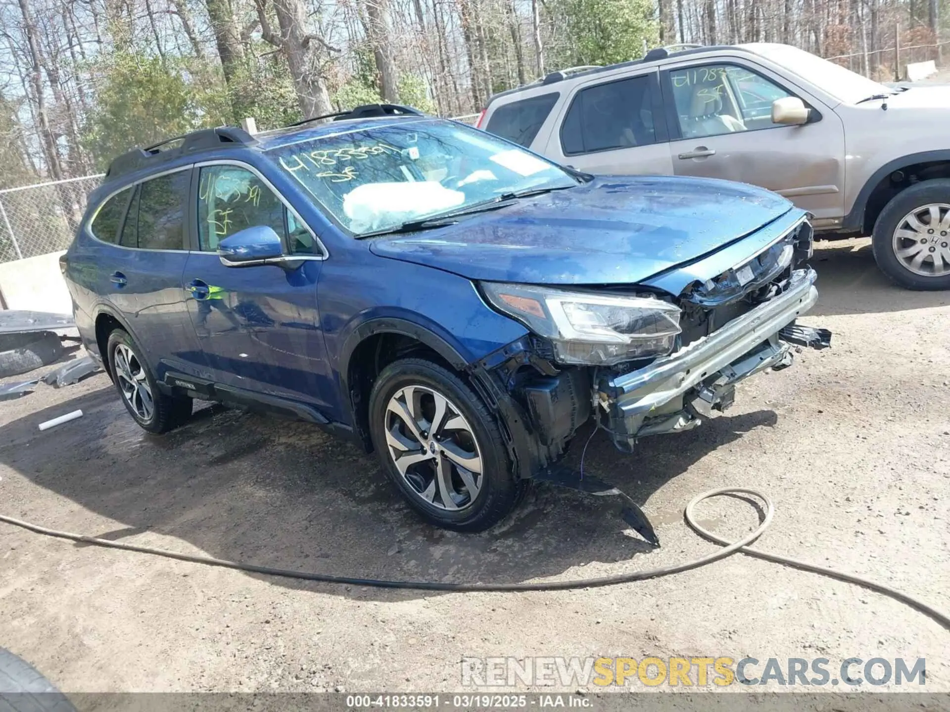 1 Photograph of a damaged car 4S4BTANC6L3155658 SUBARU OUTBACK 2020
