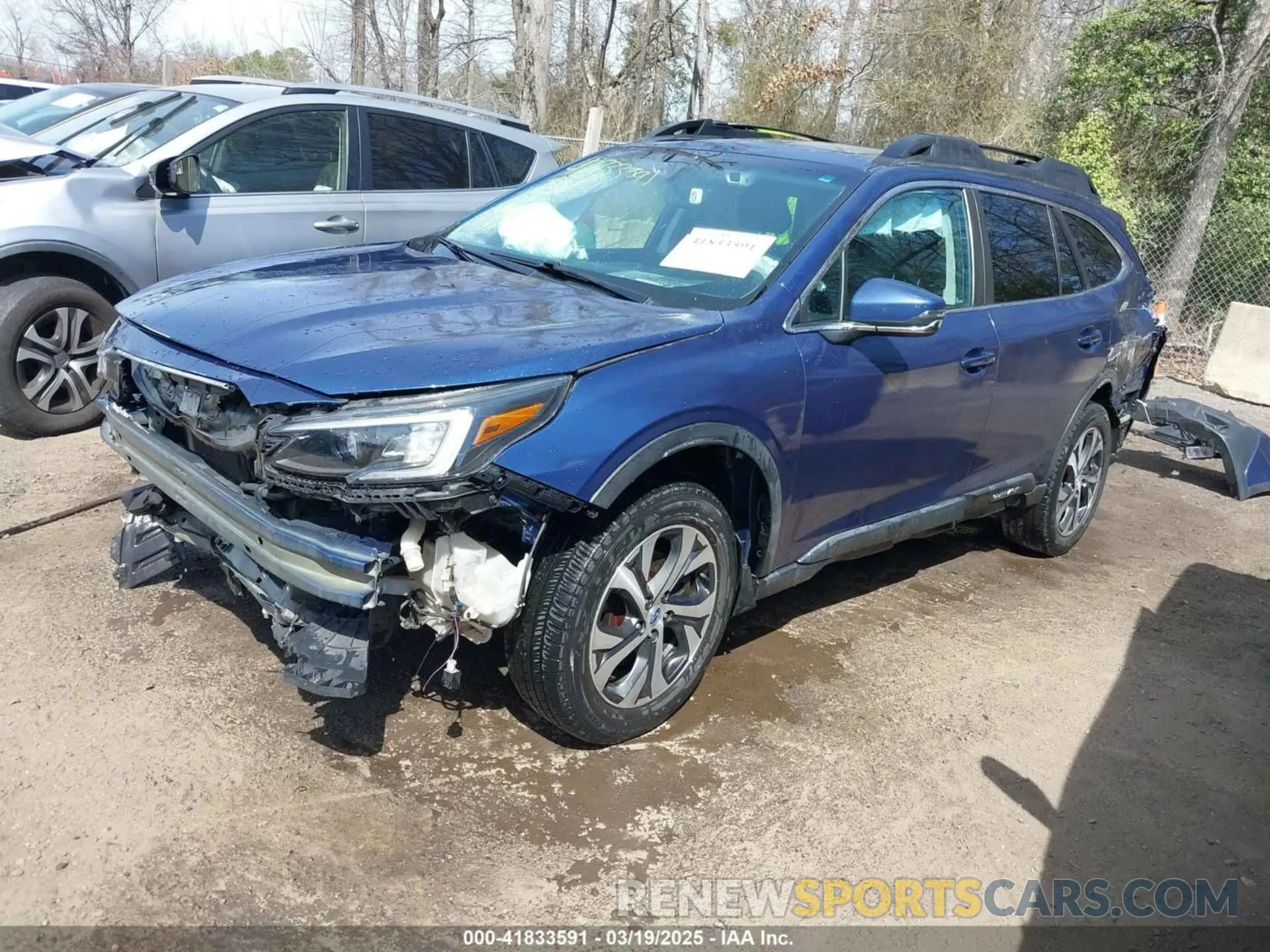 2 Photograph of a damaged car 4S4BTANC6L3155658 SUBARU OUTBACK 2020