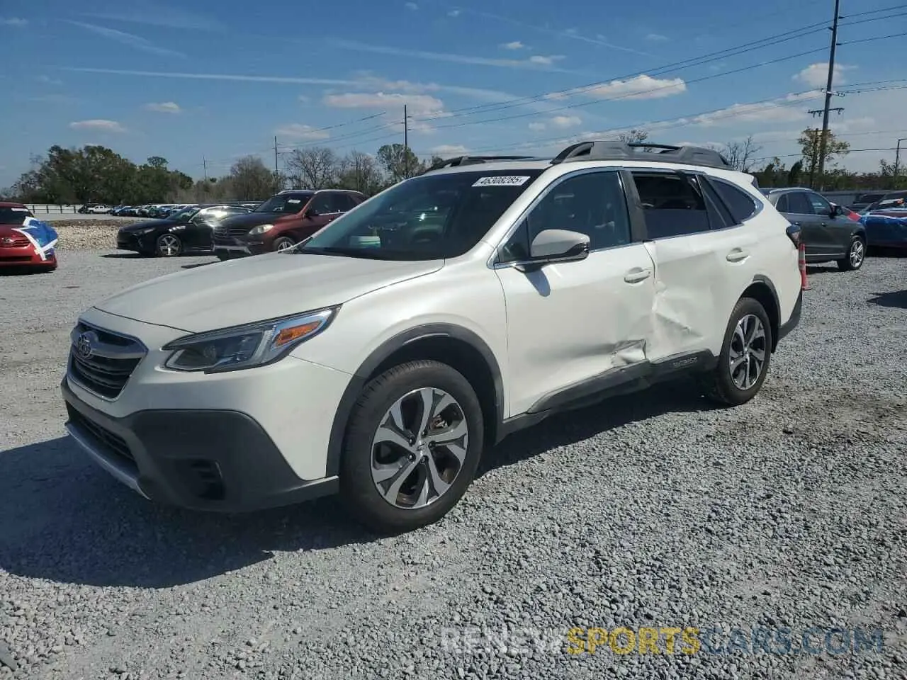 1 Photograph of a damaged car 4S4BTANC7L3108056 SUBARU OUTBACK 2020
