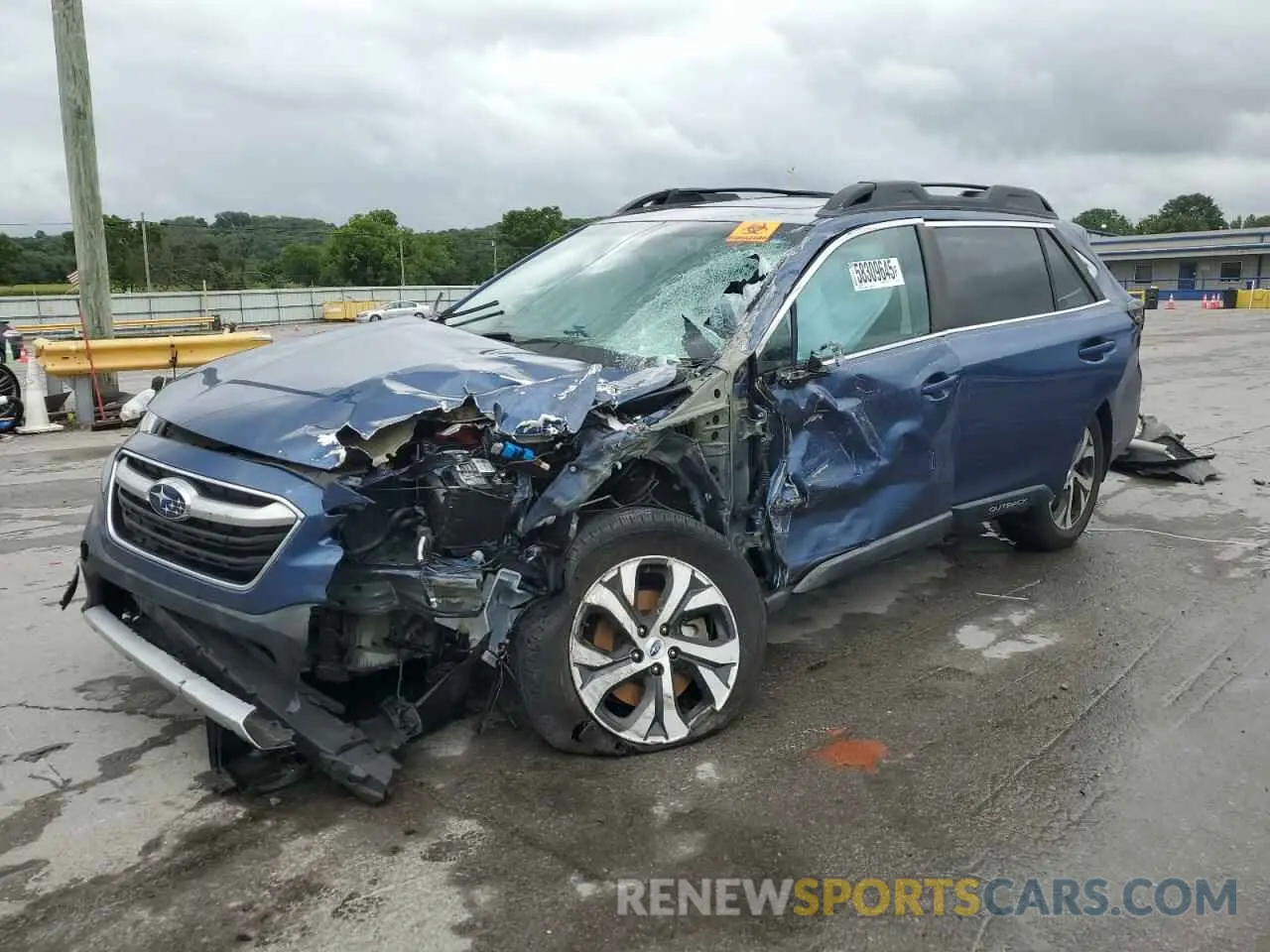 1 Photograph of a damaged car 4S4BTANC7L3116559 SUBARU OUTBACK 2020