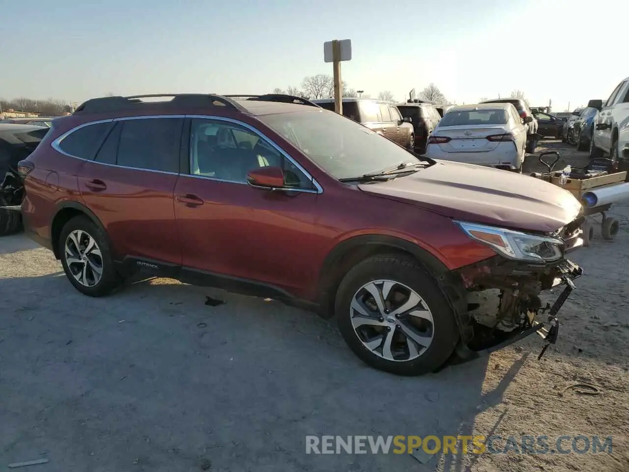 4 Photograph of a damaged car 4S4BTANC7L3132230 SUBARU OUTBACK 2020