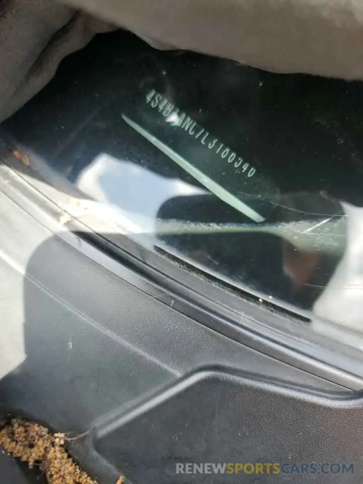 12 Photograph of a damaged car 4S4BTANC7L3186546 SUBARU OUTBACK 2020