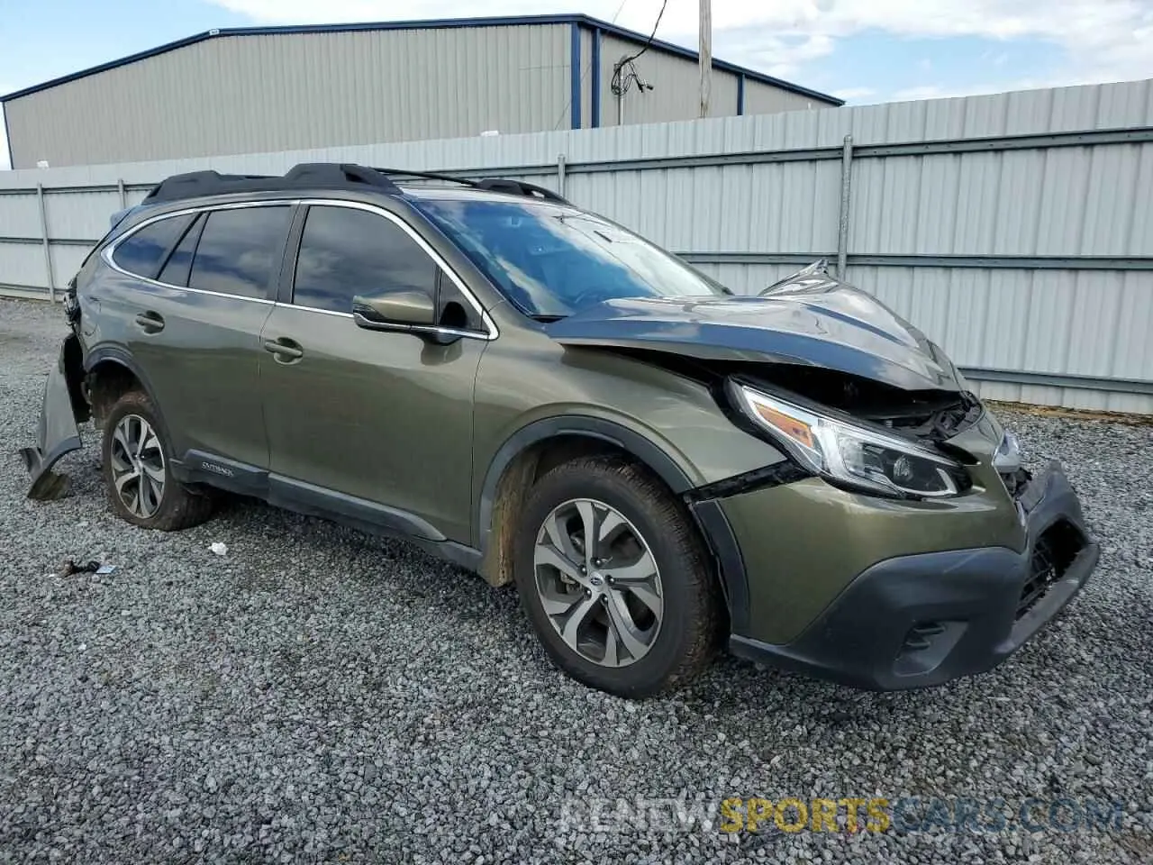 4 Photograph of a damaged car 4S4BTANC8L3127991 SUBARU OUTBACK 2020