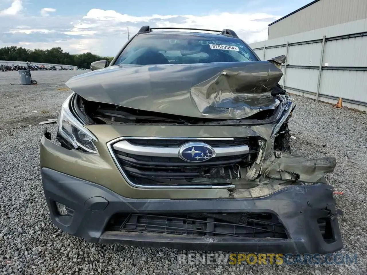5 Photograph of a damaged car 4S4BTANC8L3127991 SUBARU OUTBACK 2020