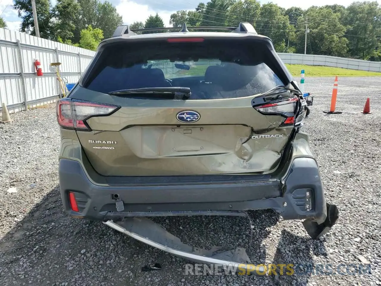 6 Photograph of a damaged car 4S4BTANC8L3127991 SUBARU OUTBACK 2020