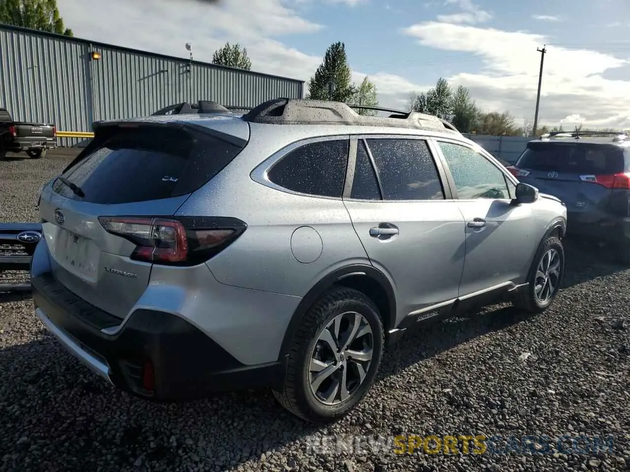 3 Photograph of a damaged car 4S4BTANC9L3245838 SUBARU OUTBACK 2020