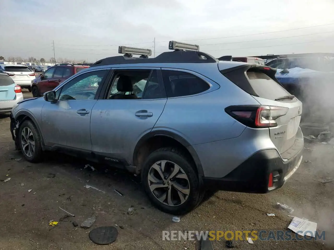 2 Photograph of a damaged car 4S4BTANCXL3121786 SUBARU OUTBACK 2020