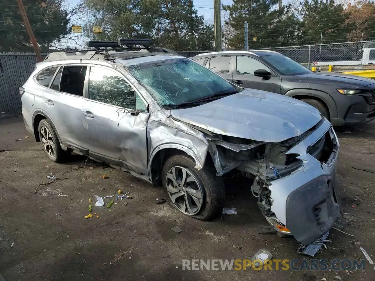 4 Photograph of a damaged car 4S4BTANCXL3121786 SUBARU OUTBACK 2020