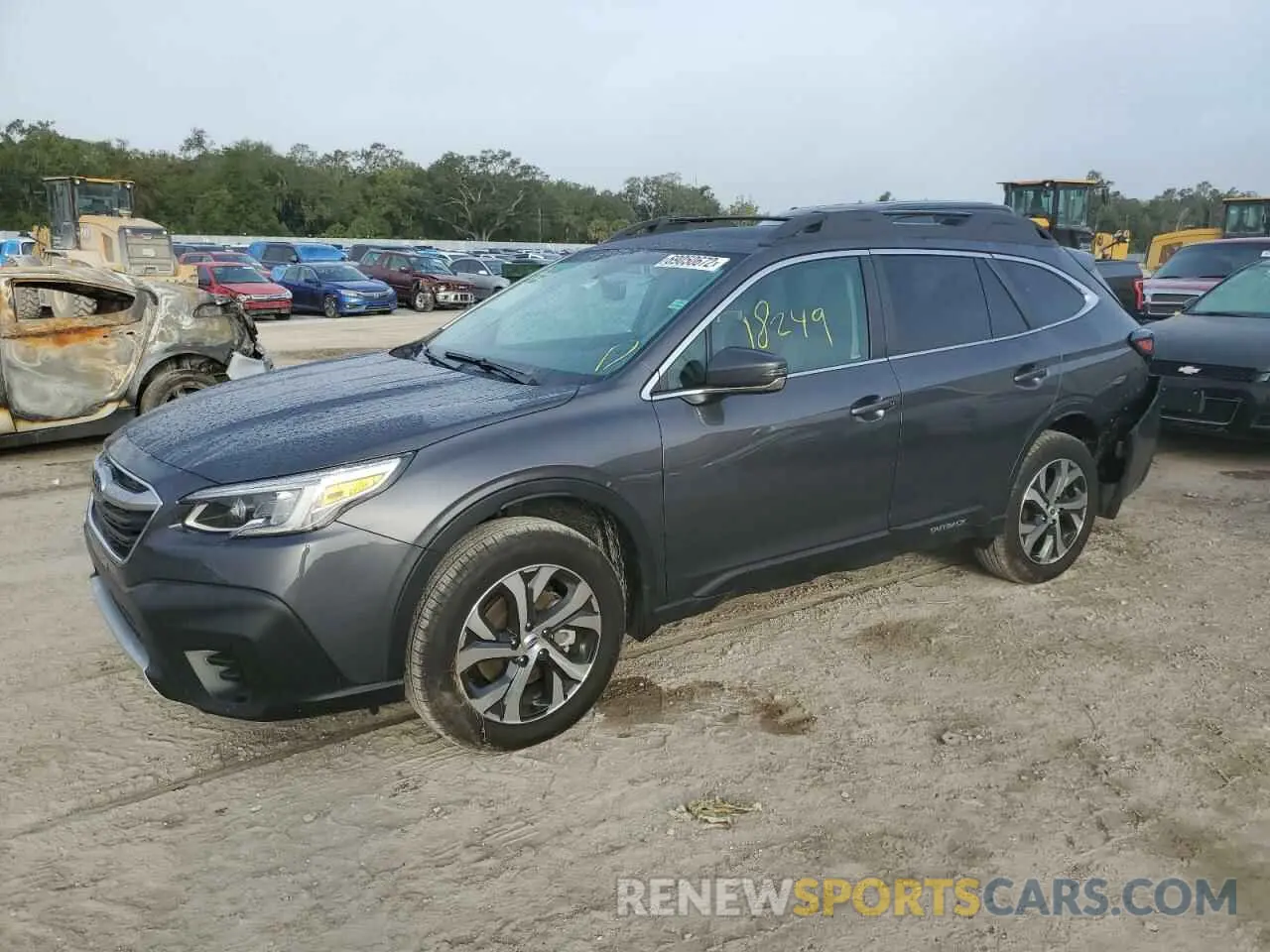 1 Photograph of a damaged car 4S4BTANCXL3224058 SUBARU OUTBACK 2020