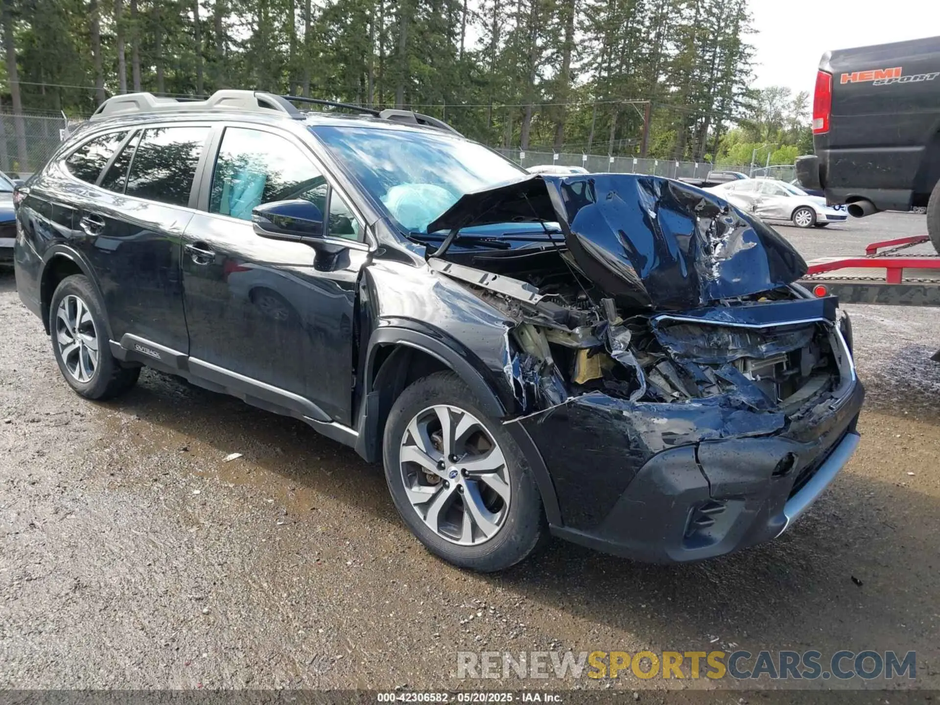 1 Photograph of a damaged car 4S4BTANCXL3229387 SUBARU OUTBACK 2020