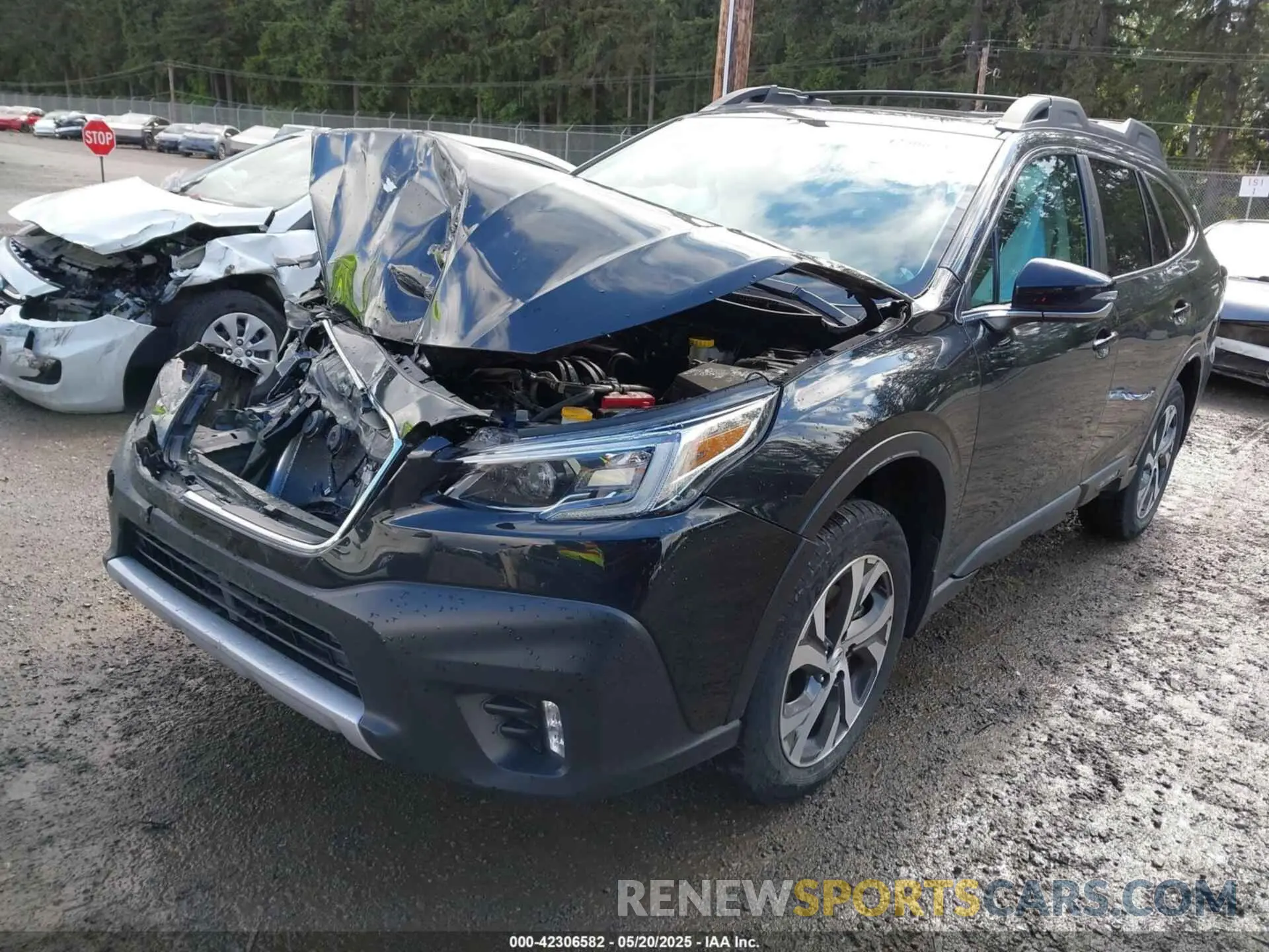 2 Photograph of a damaged car 4S4BTANCXL3229387 SUBARU OUTBACK 2020