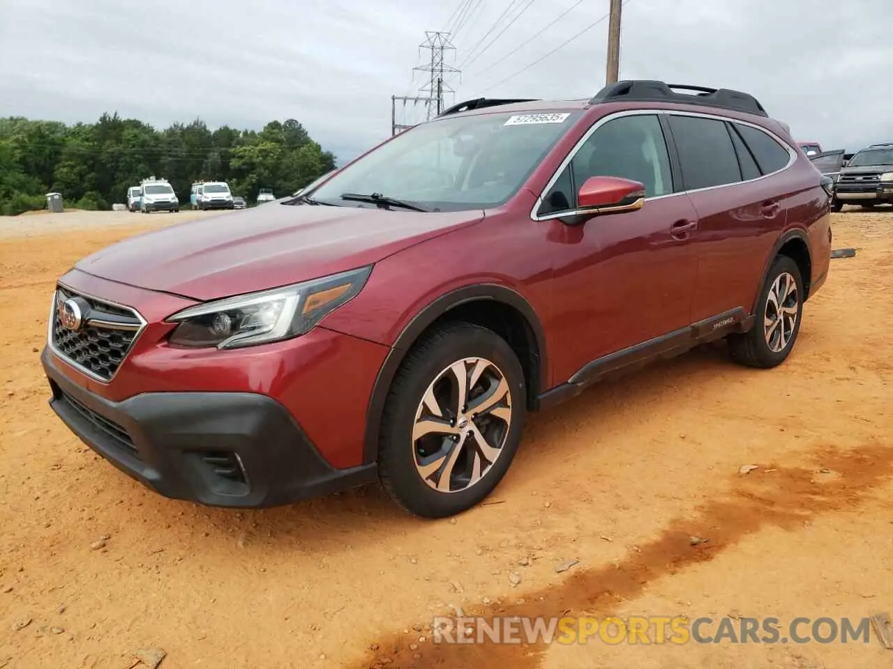 1 Photograph of a damaged car 4S4BTANCXL3244066 SUBARU OUTBACK 2020