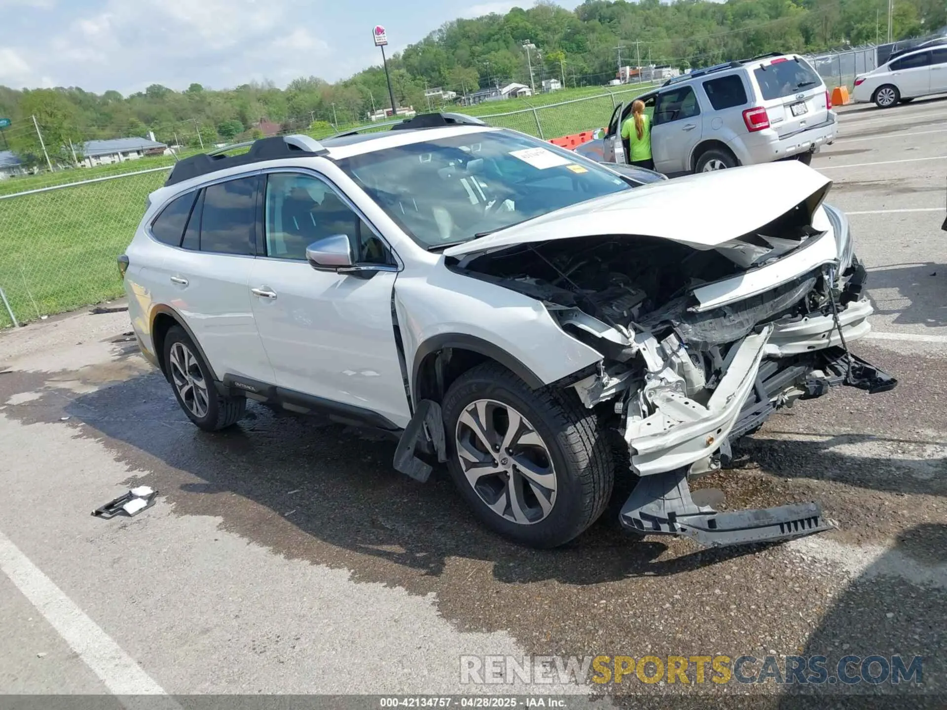 1 Photograph of a damaged car 4S4BTAPC0L3100362 SUBARU OUTBACK 2020