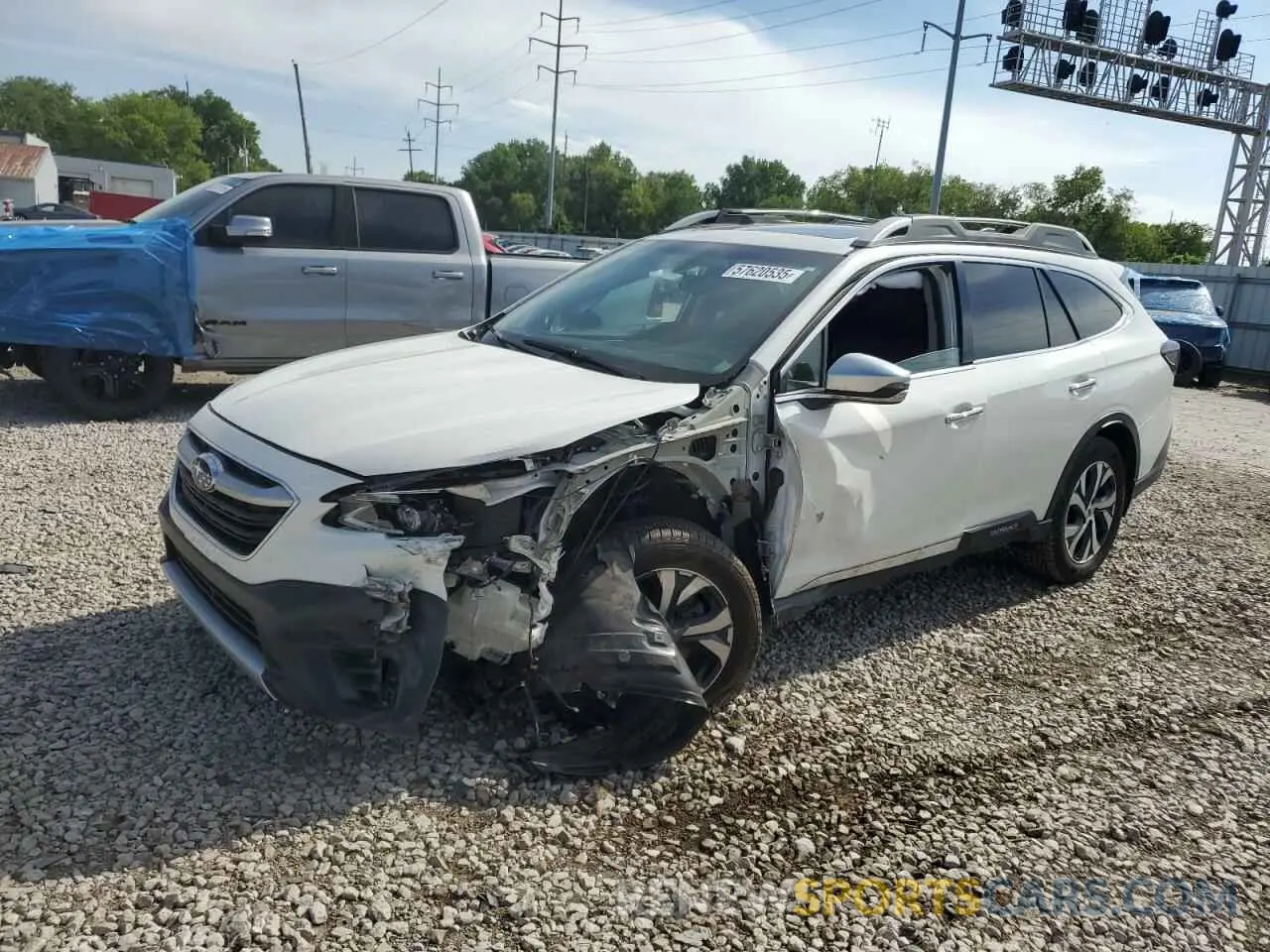 1 Photograph of a damaged car 4S4BTAPC0L3271273 SUBARU OUTBACK 2020