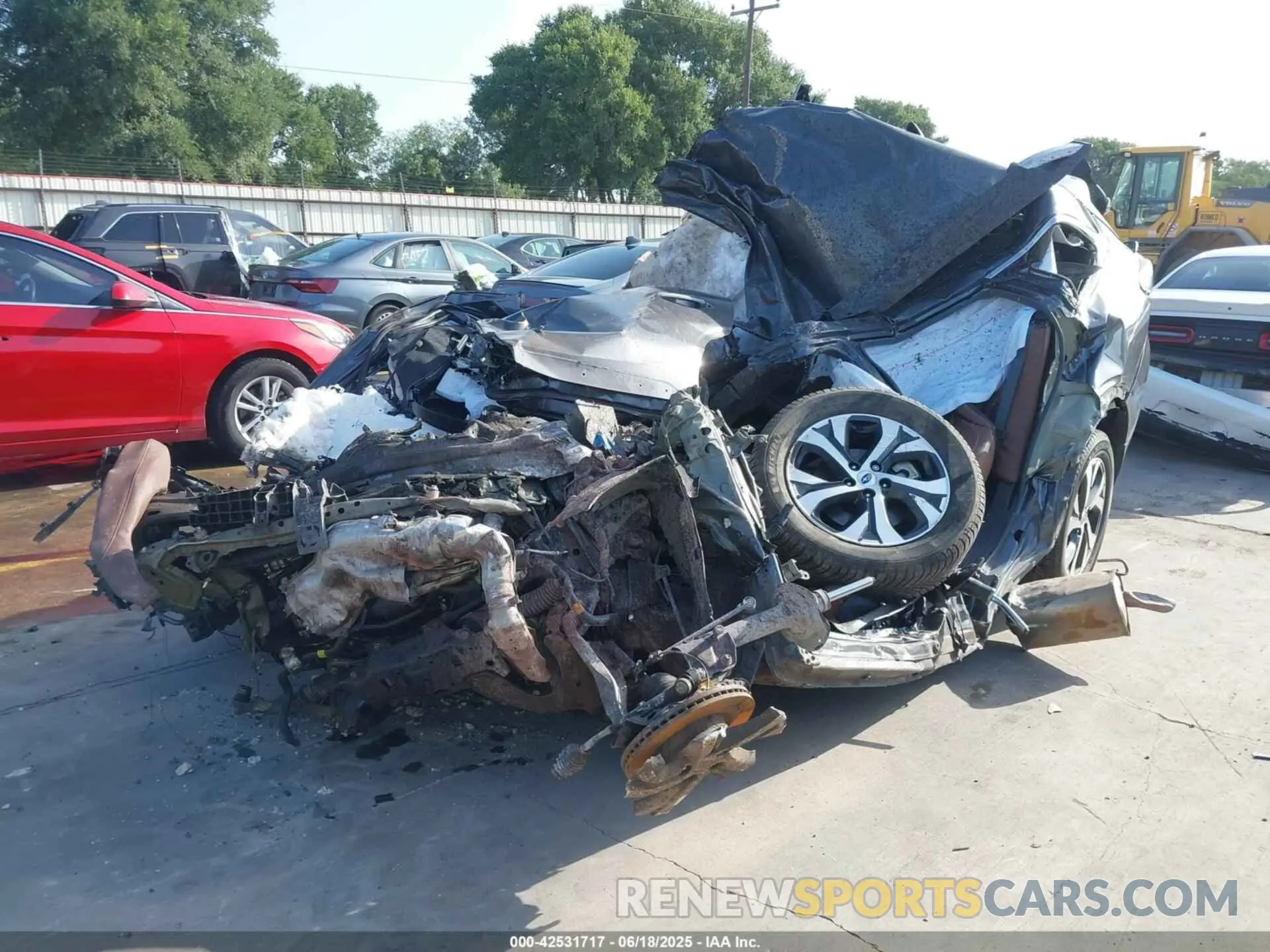 2 Photograph of a damaged car 4S4BTAPC7L3128045 SUBARU OUTBACK 2020
