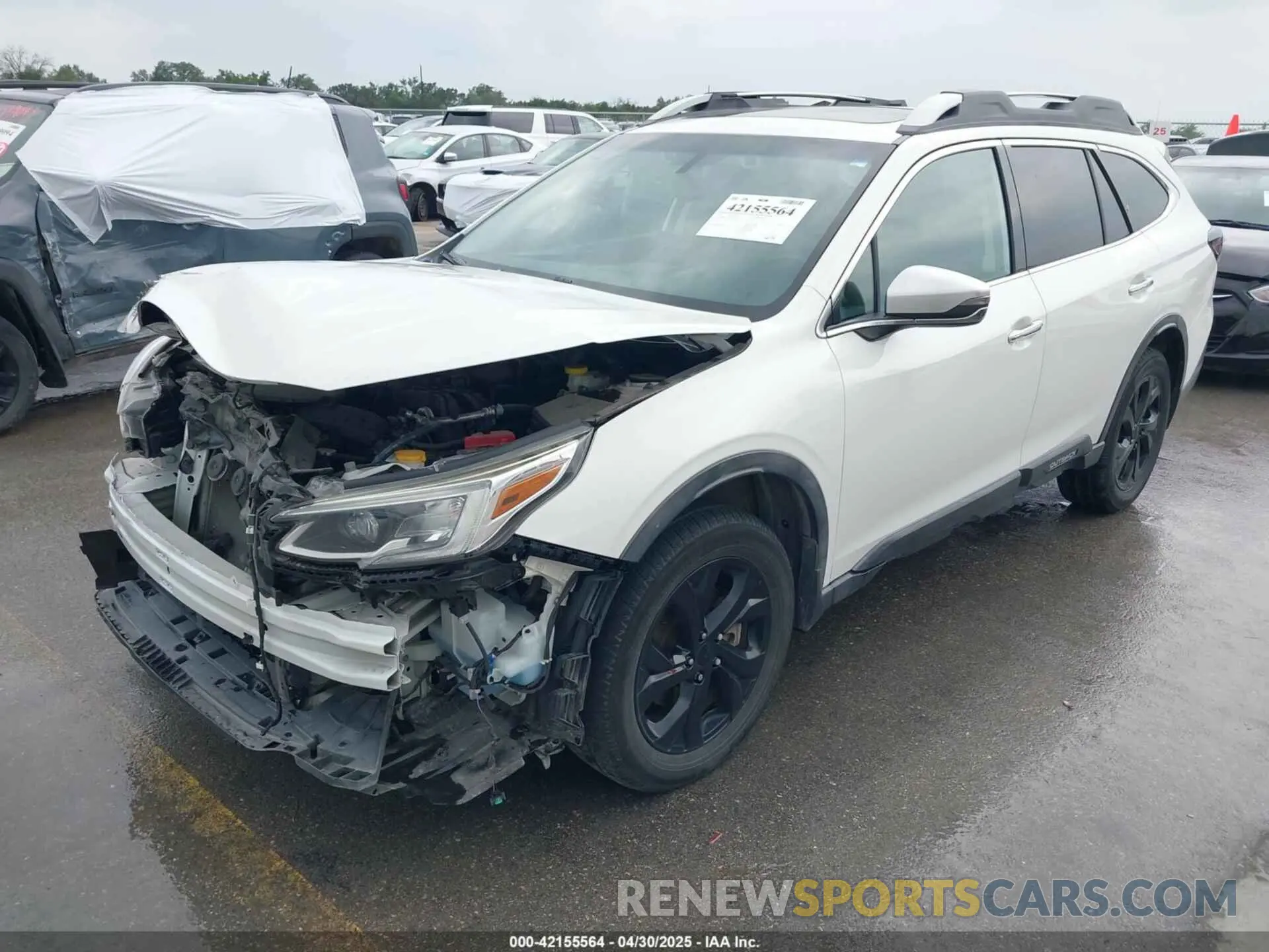 2 Photograph of a damaged car 4S4BTAPC7L3209143 SUBARU OUTBACK 2020