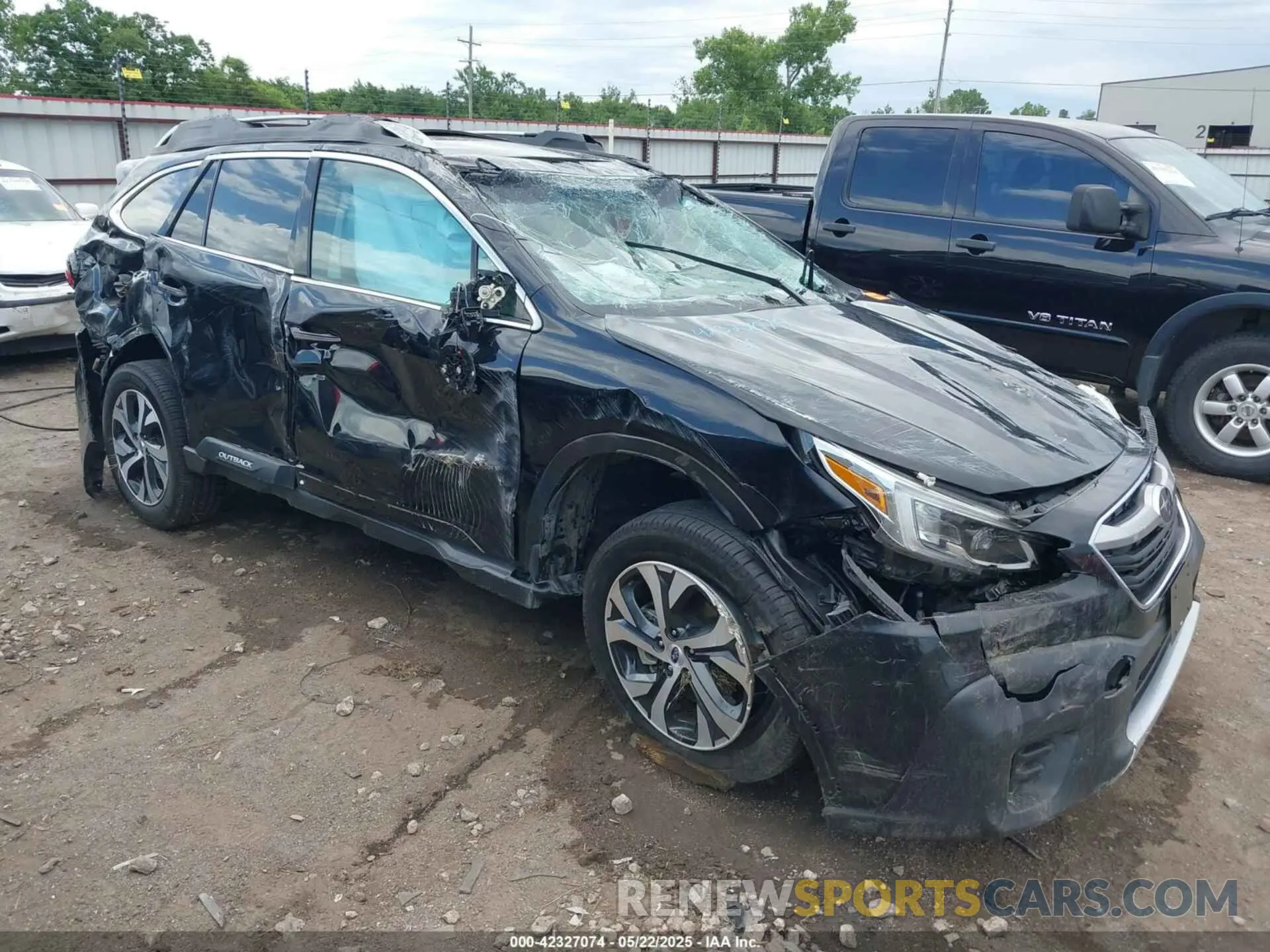 1 Photograph of a damaged car 4S4BTAPC8L3103199 SUBARU OUTBACK 2020