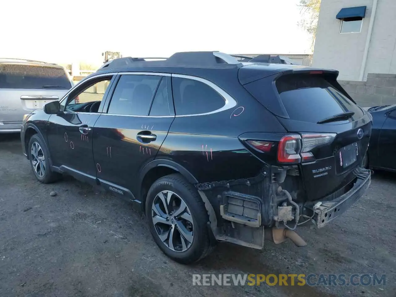 2 Photograph of a damaged car 4S4BTAPC9L3194886 SUBARU OUTBACK 2020