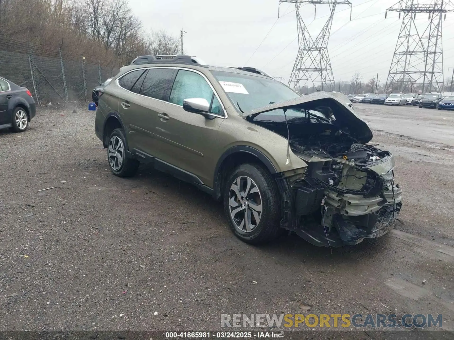 1 Photograph of a damaged car 4S4BTAPC9L3267268 SUBARU OUTBACK 2020