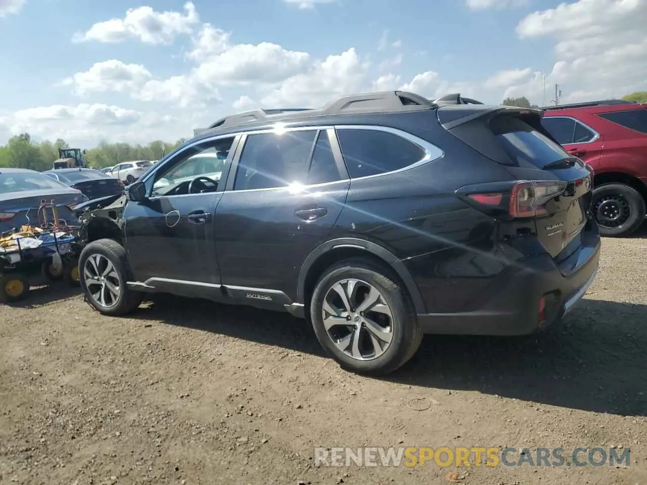 2 Photograph of a damaged car 4S4BTDNC5L3111829 SUBARU OUTBACK 2020