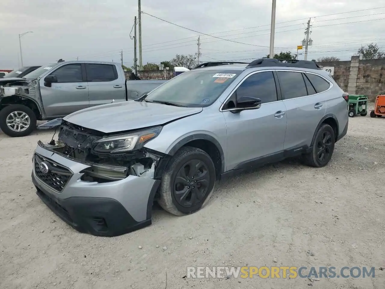 1 Photograph of a damaged car 4S4BTGKD2L3135438 SUBARU OUTBACK 2020
