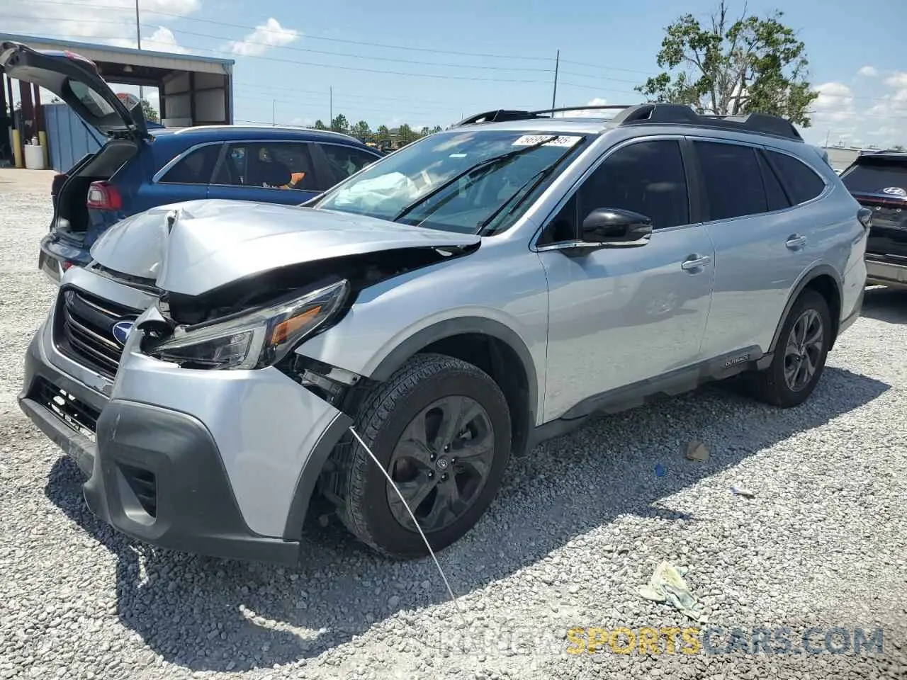 1 Photograph of a damaged car 4S4BTGKD4L3179344 SUBARU OUTBACK 2020