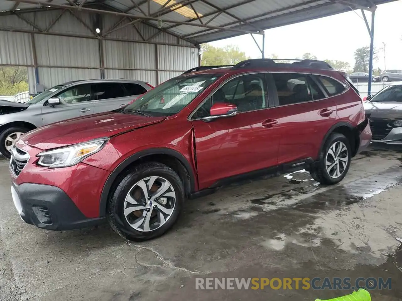 1 Photograph of a damaged car 4S4BTGND0L3118701 SUBARU OUTBACK 2020