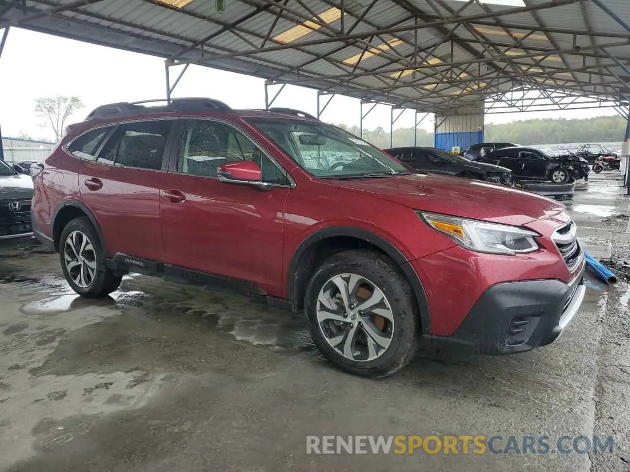 4 Photograph of a damaged car 4S4BTGND0L3118701 SUBARU OUTBACK 2020