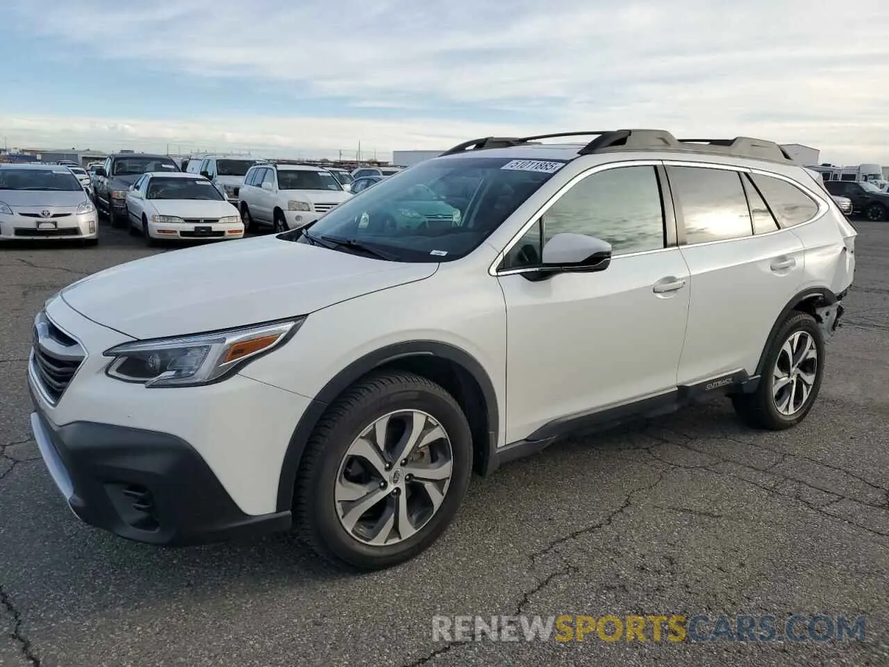 1 Photograph of a damaged car 4S4BTGND0L3127561 SUBARU OUTBACK 2020
